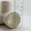 4 Way Tee PVC Fitting - Build Heavy Duty PVC Furniture - Grade SCH 40 PVC 1" Elbow Fittings - For One Inch Size Pipe - White [4 Pack]