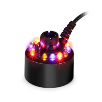 AGPtek® Color Changing 12 LED Mist Maker Fogger Water Fountain Pond Fog Atomizer Air Humidifier