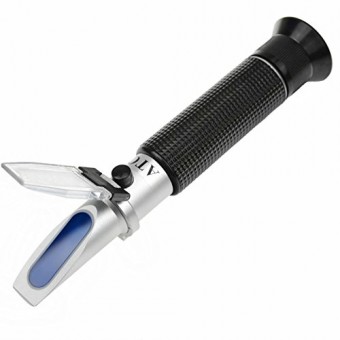 Salinity Refractometer for Seawater and Marine Fishkeeping Aquarium 0-100 Ppt with Automatic Temperature Compensation