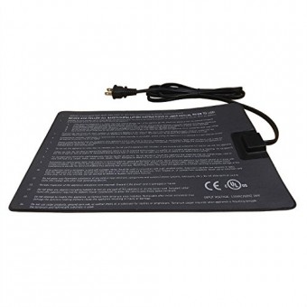 Aiicioo 16 Watt Durable Reptile Under Tank Heater 8x12 Inch Seeding Heat Mat Hydroponic Growth Heating Pad