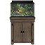 Ameriwood Home Wildwood Aquarium Stand, 20 gallon, Rustic Gray