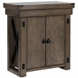 Ameriwood Home Wildwood Aquarium Stand, 20 gallon, Rustic Gray