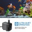 Ankway Upgraded 210GPH(787L/H, 15W) Submersible Water Pump Humanized Rotation Switch with 2 Nozzles for Pond, Aquarium, Fish Tank Fountain Water Pu...