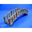 Bamboo Bridge (L) resin Aquarium Ornament Decor 6.77"x1.5"x 2.36" cones cave pet