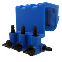 3 Way Gang Valve Professional Edition For Aquariums, Terrariums, and Hydroponics