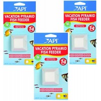 (3 Pack) API 14-Day Pyramid Fish Feeders