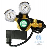 Premium AQUATEK CO2 Regulator with Integrated COOL TOUCH Solenoid