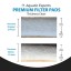 Aquarium Filter Pad - Premium True Dual Density 12" by 72" by 3/4 to 1" Aquarium Filter Media Roll for Crystal Clear Water