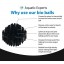 Aquatic Experts Bio Balls Filter Media with Mesh Bag - 300 Count - 1.5 Inch Large Bio Ball for Pond Filter with Mesh Bag - Perfect Bio Balls For Po...