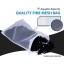 Aquatic Experts Fine Mesh Filter Media Drawstring Bags - 3" by 8" - 4 pack 100% Nylon pouches are ideal bulk aquarium filtration - Custom chemical ...