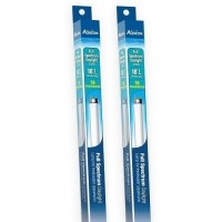 (2 Pack) Aqueon Fish Aquarium Lights T8 Lamp, Daylight, 18-inch, 15 Watt