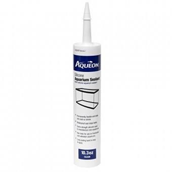 Aqueon Fish Tank Silicone Sealant, 10-ounce, Clear