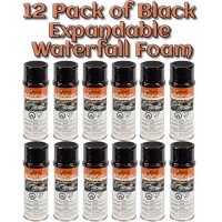 12 Pack Black Waterfall Foam 12oz Can Atlantic Water Gardens