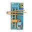 Bamboo Accents 12 Inch Five Arm Natural Bamboo Fountain and Pump Kit for Use with Any Container. Split Resistant, Handmade, Indoor Outdoor