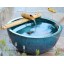 Bamboo Fountain with Pump Large 18 Inch Three Arm Style, Indoor or Outdoor Fountain, Natural, Split Resistant Bamboo, Combine with Any Container to...