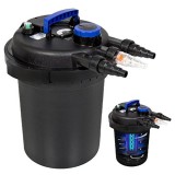 4000 Gallon Pressure Bio Filter w/ 13W UV Sterilizer Light Koi 4000 Gallon Pressure Bio Filter w/ 13W UV Sterilizer Light Koi