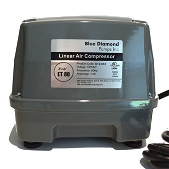 Blue Diamond ET 80 Septic or Pond Linear Diaphragm Air Pump