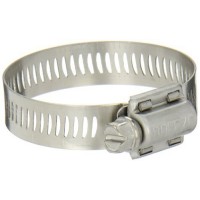 Breeze Power-Seal Stainless Steel Hose Clamp, Worm-Drive, SAE Size 28, 1-5/16" to 2-1/4" Diameter Range, 1/2" Bandwidth (Pack of 10)