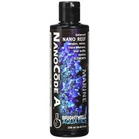 Brightwell Aquatics ABANCA250 Nanocode A Liquid Salt Water Conditioners for Aquarium, 8.5-Ounce