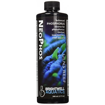 Brightwell Aquatics NeoPhos Phosphorus Supplement for Ultra-Low Nutrient Reef Aquarium Systems, 500 mL