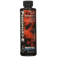 Brightwell Aquatics Phosphat-E Liquid Phosphate Remover for All Marine Aquaria, 250 mL