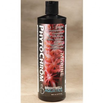 Brightwell Aquatics PhytoChrom - Color-Enhancing Phytoplankton 1-30 micron 500ml / 17oz