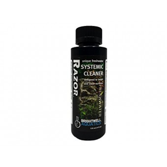 Brightwell Aquatics "Razor Freshwater", Unique Systemic Cleaner for Freshwater Aquariums, 125 ML