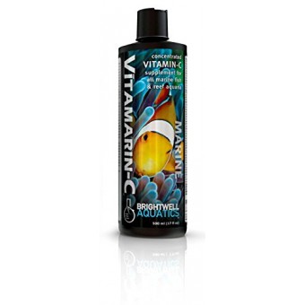 Brightwell Aquatics Vitamarin-C Vitamin C Supplement for all Marine Aquaria, 250ml