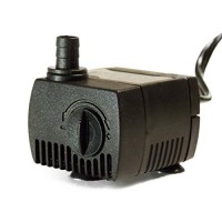 Canary Products POS3045 Pump Aquarium and Fountain Pump with 2' Tubing and 10' Cord, Black