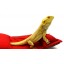 Chaise Lounge for Bearded Dragons, Red Crackle fabric