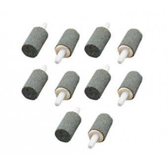 10PCS 1-inch Mineral Bubble Release Aquarium Air Stone Airstone Grey