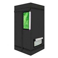 CoolGrows 2x2x4 Feet Small Indoor Mylar Hydroponics Grow Tent (24"x 24"x 48")