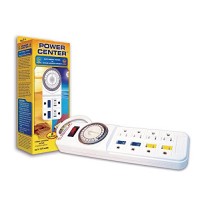 Coralife 05150 Power Center Day Night Timer Strip