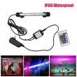 Remote Control Led Aquarium Lights, Fish Tank Light 7.5'' Multi-color Changing Submersible Underwater Crystal Glass Lights