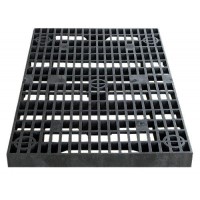 24 Inch x 36 Inch Heavy Duty Fountain Basin Grate - For Pond and Water Garden Features and More - Hides Reservoirs - Holds Bubblers, Rocks, Other D...