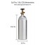 Cyl-Tec 5 lb co2 Tank - New Aluminum Cylinder with CGA320 Valve