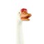 Danmu 1pc Polyresin Goose Statue Garden Decor Pond Spitter(Style 1) Pump Not Included