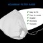 DEPEPE 5pcs Media Filter Bags Reusable Fine Mesh Drawstring Bags (White)