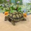 Design Toscano Gilbert the Box Turtle Garden Decor Animal Statue, 9 Inch, Polyresin, Full Color