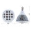 Outtled LED Grow Light 12W/24W, Highest Efficient Hydroponic LED Plant Grow Lights E27 Growing Lamp for Garden Greenhouse in Best 3 Bands Growing C...