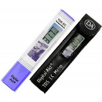 Digital Aid Professional TDS, EC & Temperature Meter. 3 in 1. Professional Quality TDS Meter:0-9990ppm. Accurate and Reliable Water Test Meter. Ide...