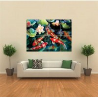 Doppelganger33LTD WATER FISH POND KOI CARP NEW GIANT ART PRINT POSTER G1530