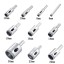 Diamond Drill Bit Set, Drillpro 10 PCS Glass Hole Saw for Tiles Glass Ceramic Marble Bottles DIY,6mm -- 30mm