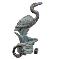 EasyPro Pond Products BHS30K Resin Heron Fountain Complete Kit Statuary, One Size, Bronze