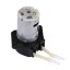 Peristaltic Pump,12V DC Peristaltic Liquid Hose Pump Dosing Head with Connector for Aquarium Lab Analytic (White)