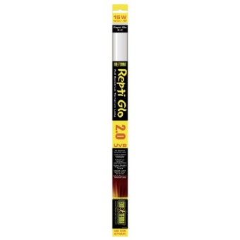 Exo Terra Repti-Glo 2.0 Fluorescent Lamp, 15-Watt/18-Inch