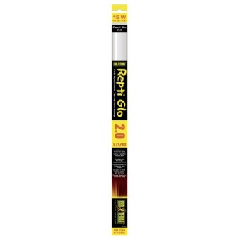 Exo Terra Repti-Glo 2.0 Fluorescent Lamp, 15-Watt/18-Inch