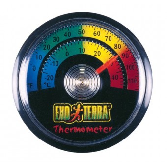 Exo Terra Thermometer, Celsius and Fahrenheit