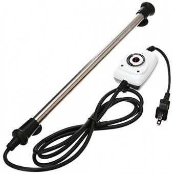 Finnex 500-Watt Hang-On Electronic Controller Aquarium Heater, Titanium Tube, 100 to 120-Gallon