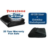 10 x 12 Firestone 45mil Pond Liner and Matching Underlayment Kit